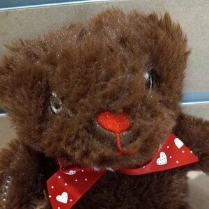 Vintage Hearts Love Teddy Bear Plush